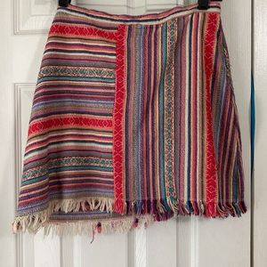 Vibrant vivacious mini skirt